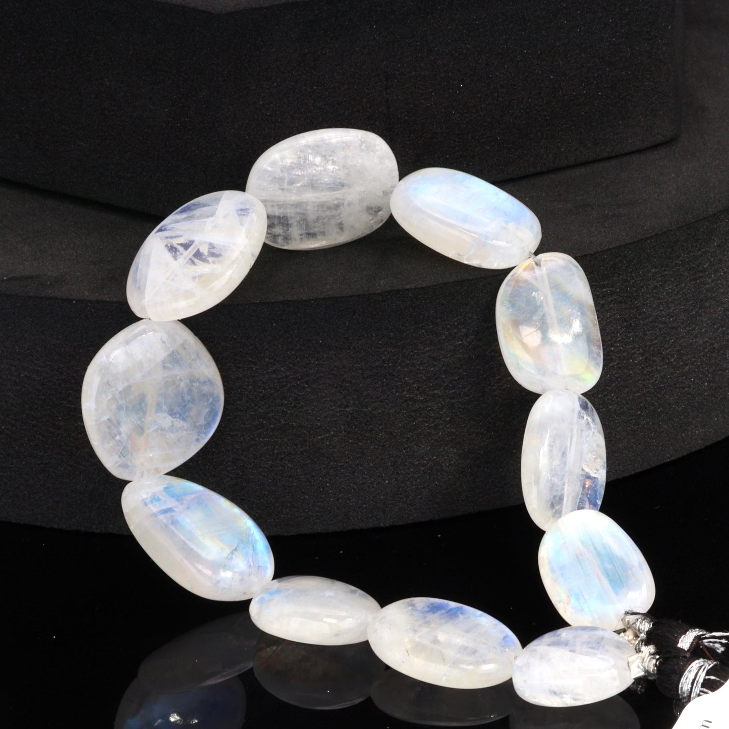 Blue Rainbow Moonstone 16x12mm Smooth Nuggets