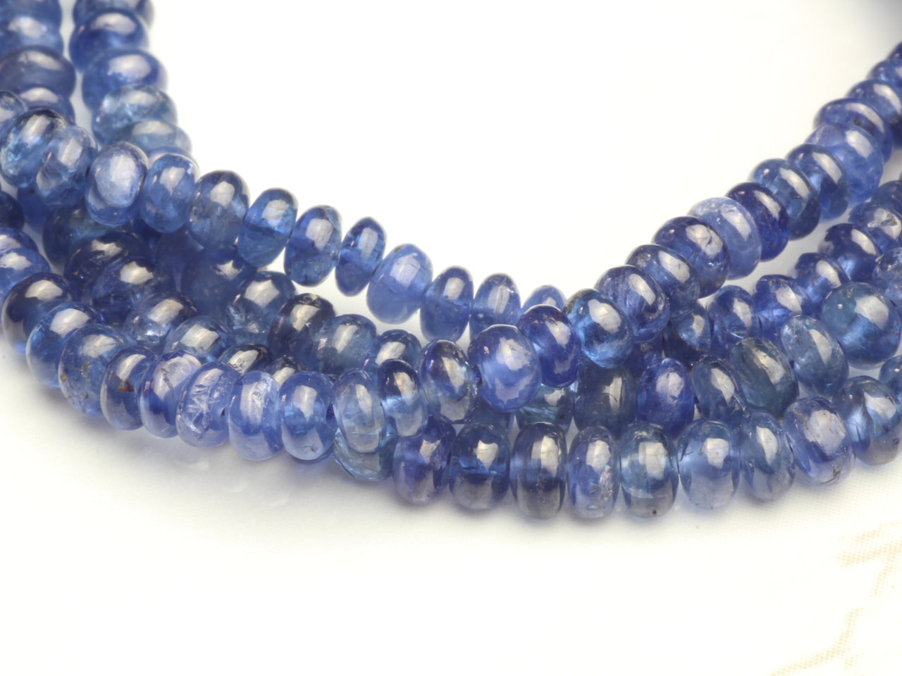 Royal Blue Sapphire 3mm Smooth Rondelles