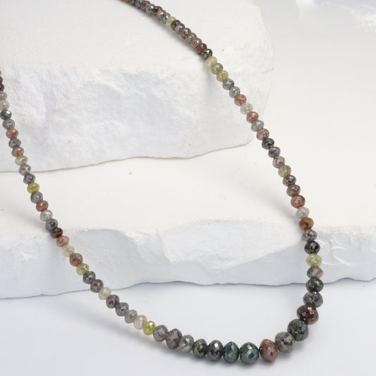 Multi Color Diamond 2.5mm Faceted Rondelles