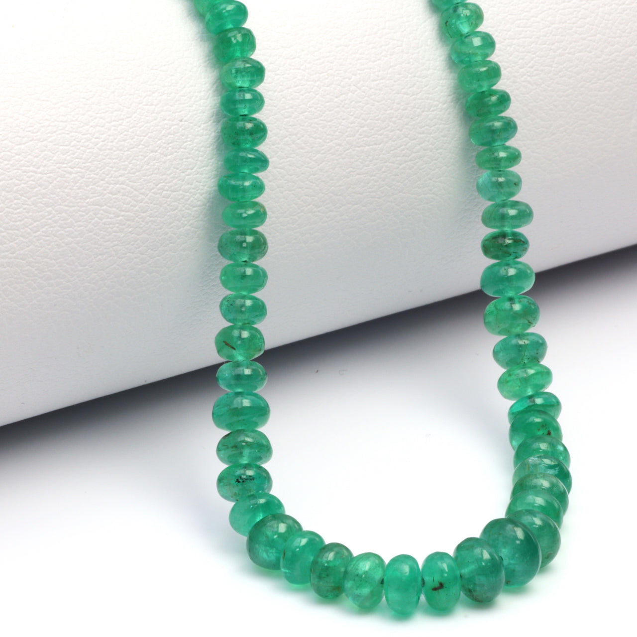 Emerald 3mm Smooth Rondelles