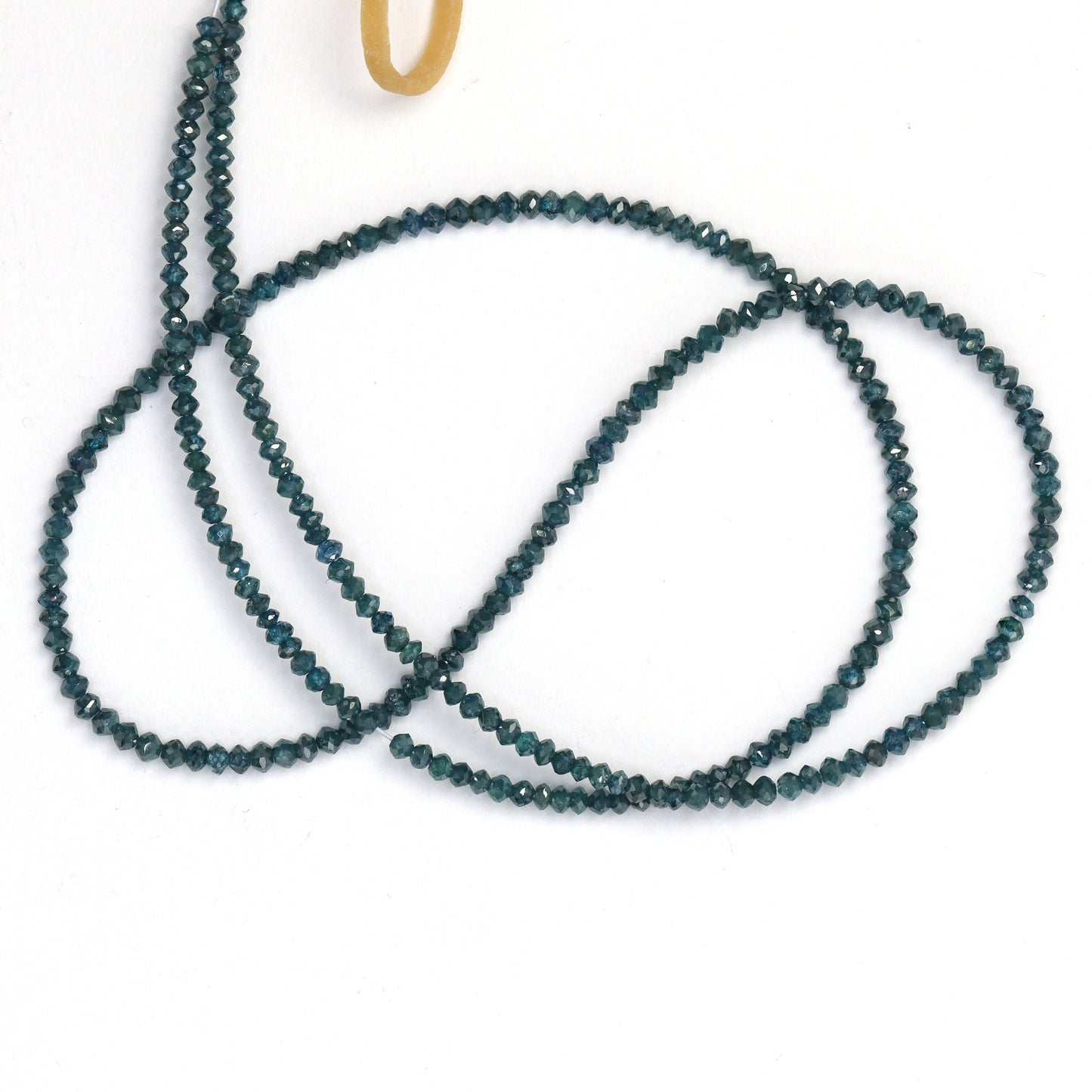 Blue Diamond 2mm Faceted Rondelles