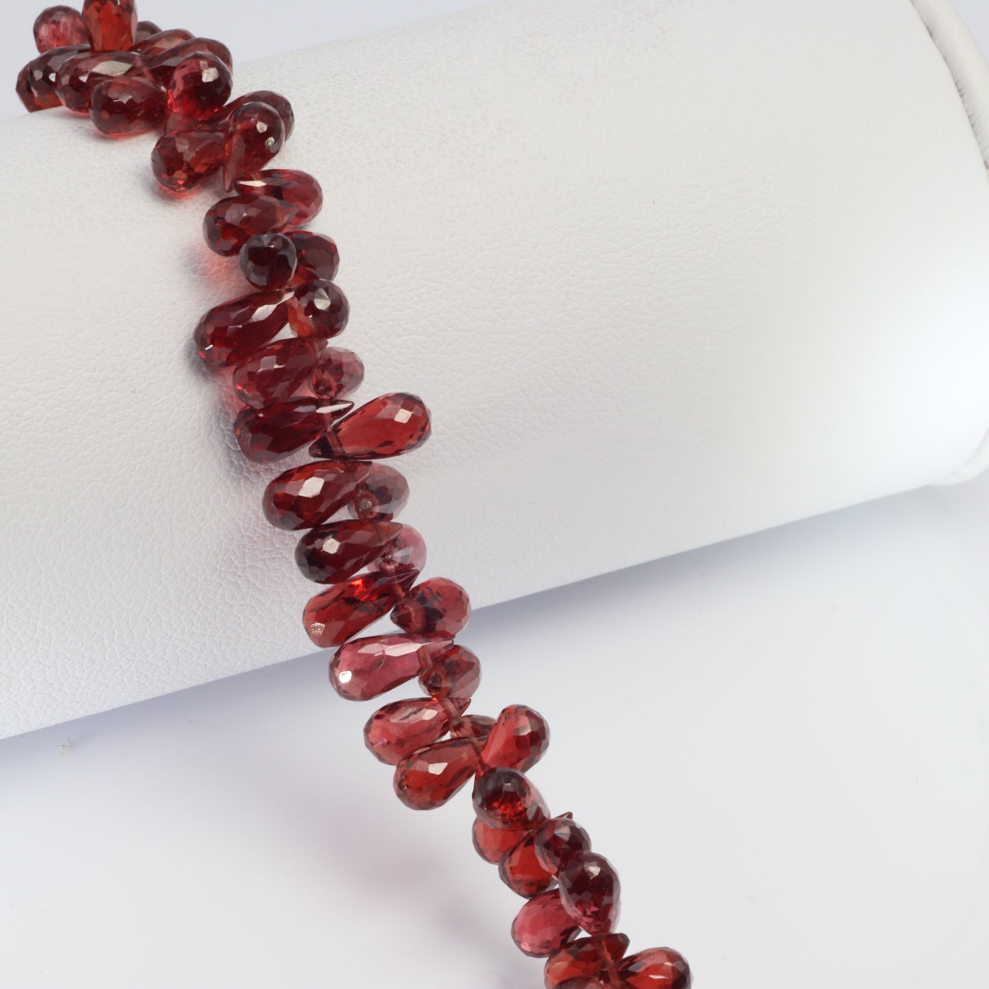 Red Garnet 7x4mm Faceted Teardrop Briolettes