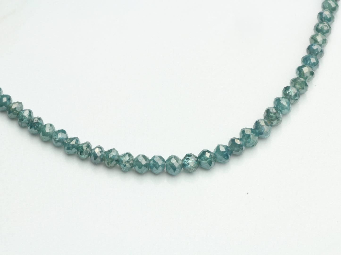 Blue Diamond 2mm Faceted Rondelles