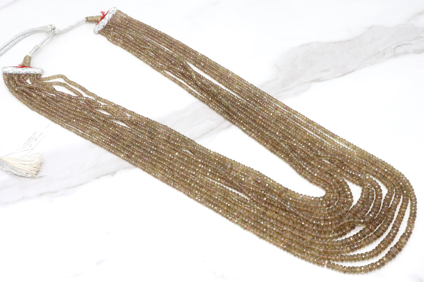 Color Change Garnet 3mm Faceted Rondelles