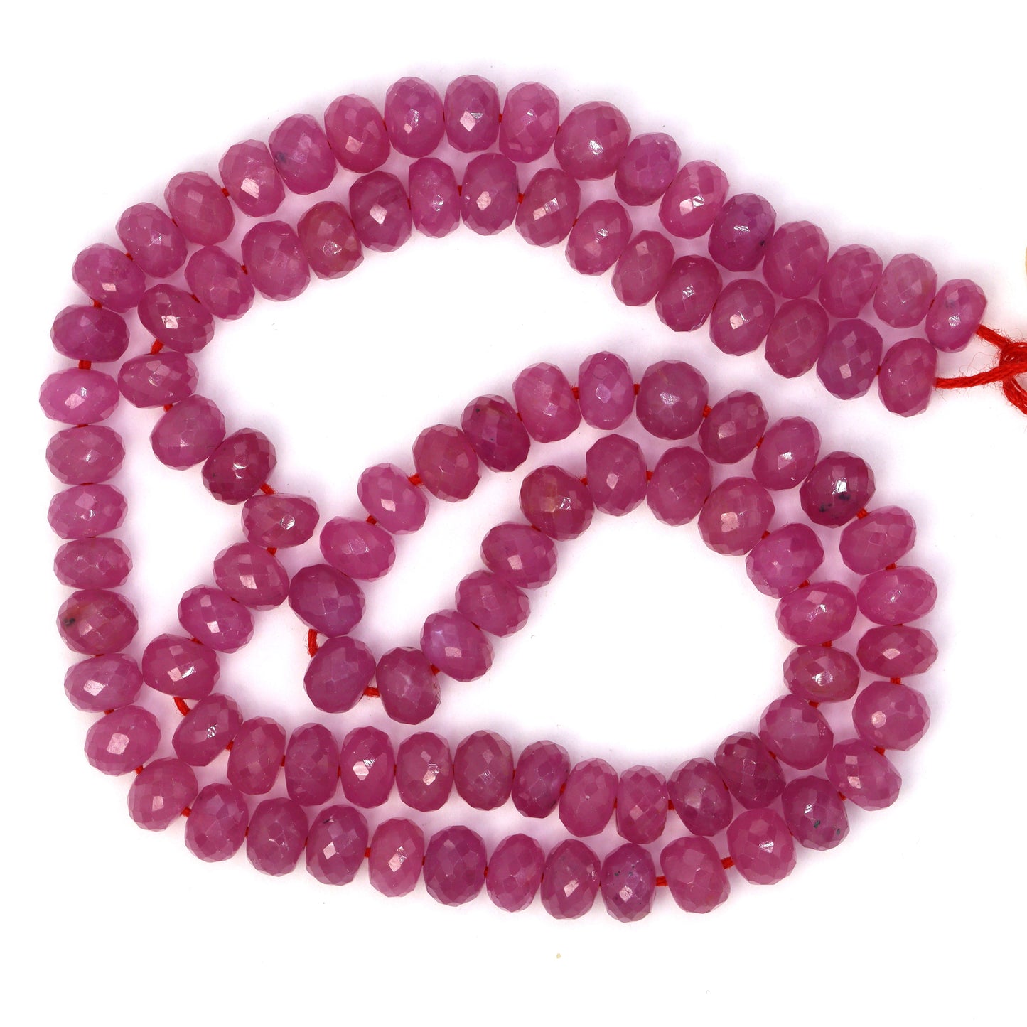 Pink Sapphire 5.5mm Faceted Rondelles