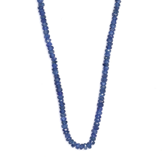 AA Royal Blue Sapphire 2.5mm Faceted Rondelles Bead Strand