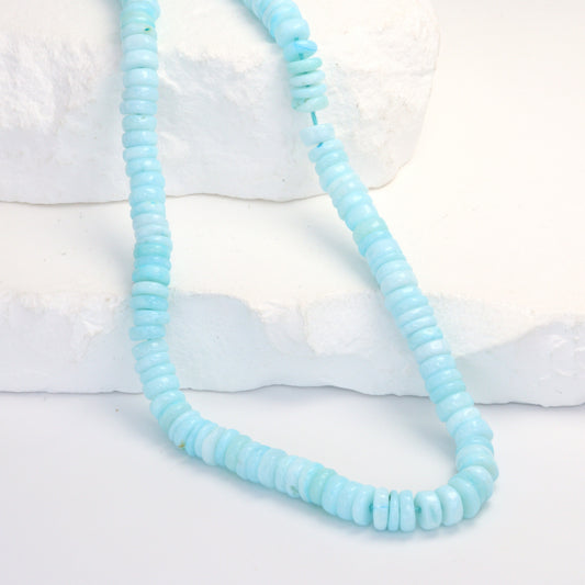 Blue Peruvian Opal 5mm Smooth Tires
