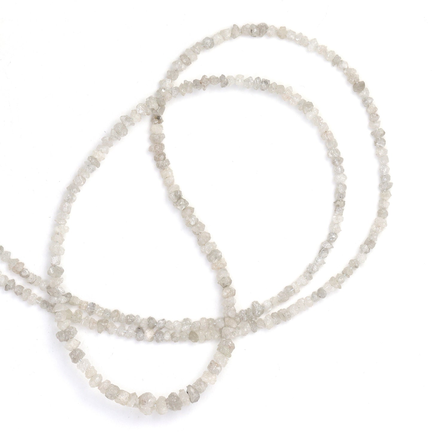 White Diamond 2.5mm Faceted Chips