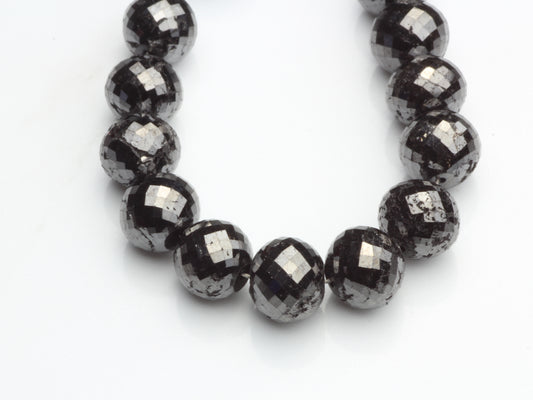Black Diamond 6mm Faceted Rondelles