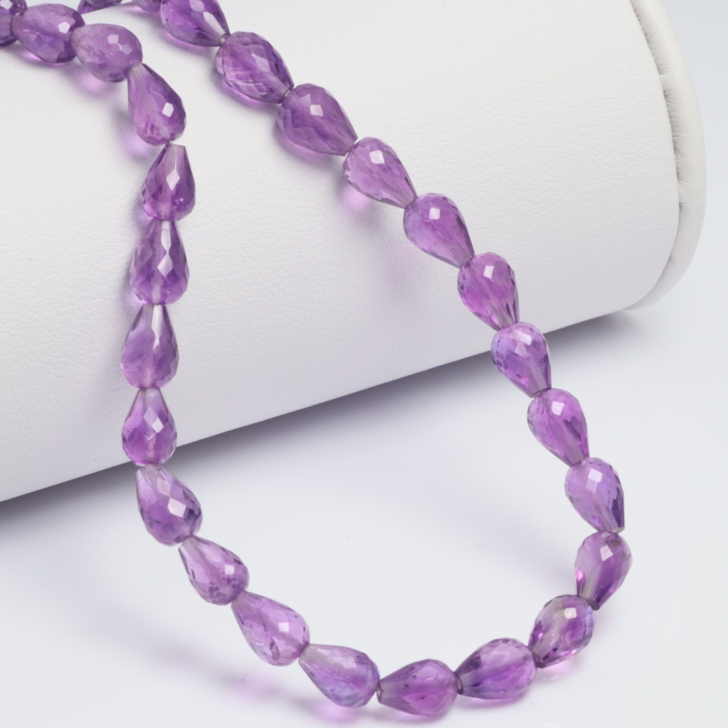 Light Purple Amethyst 7x5mm Center Drilled Teardrop Briolettes
