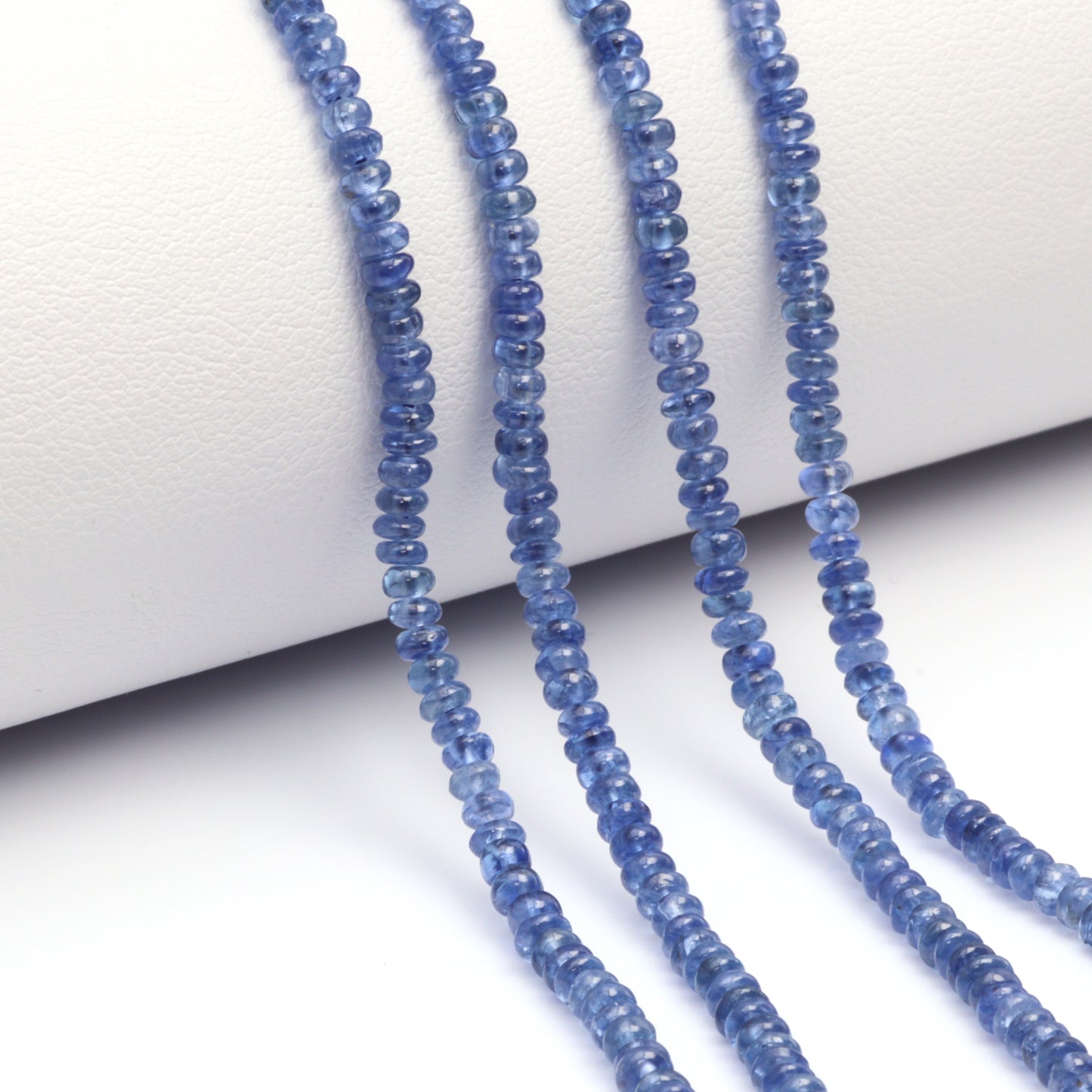 Cornflower Blue Sapphire 2.5mm Smooth Rondelles