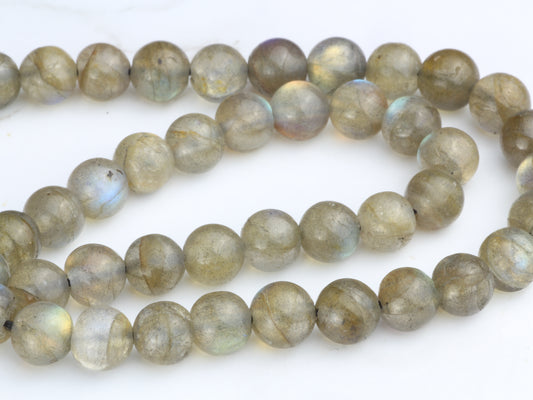 Blue Labradorite 6mm Smooth Rounds