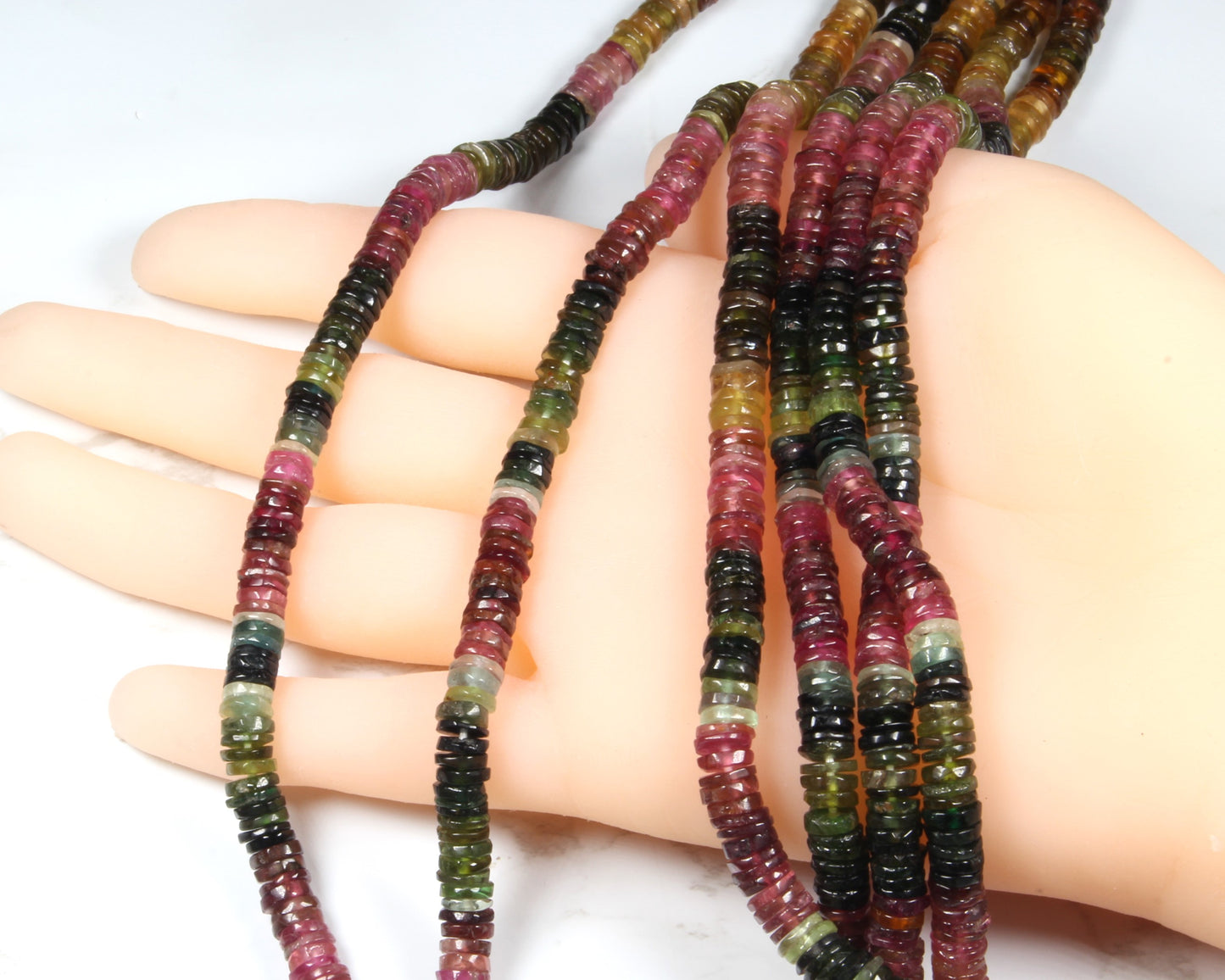 Watermelon Tourmaline 6mm Smooth Tires