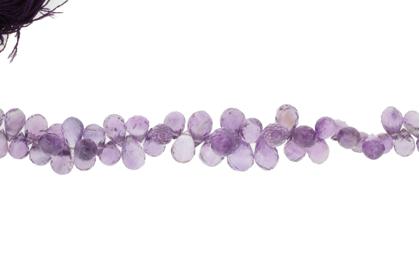 Light Purple Amethyst 9x6mm Faceted Teardrop Briolettes