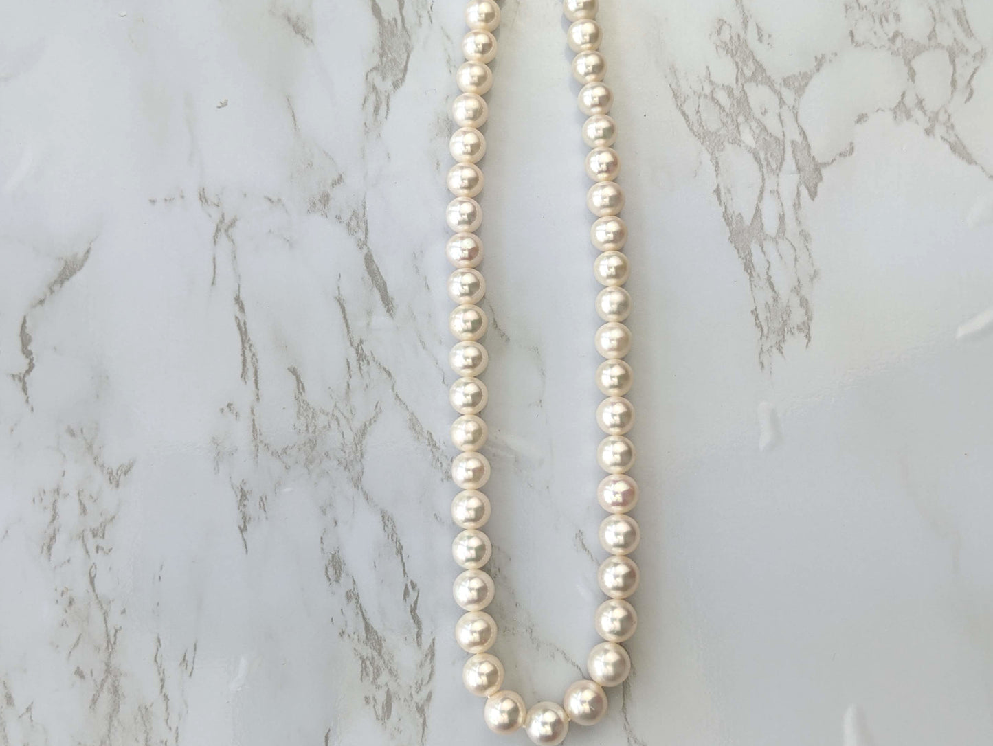 White Freshwater Pearl 8mm Smooth Rounds