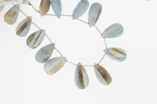 Owyhee Opal 20x10mm Faceted Pear Shaped Briolettes