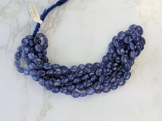 Blue Tanzanite 9x7mm Smooth Ovals
