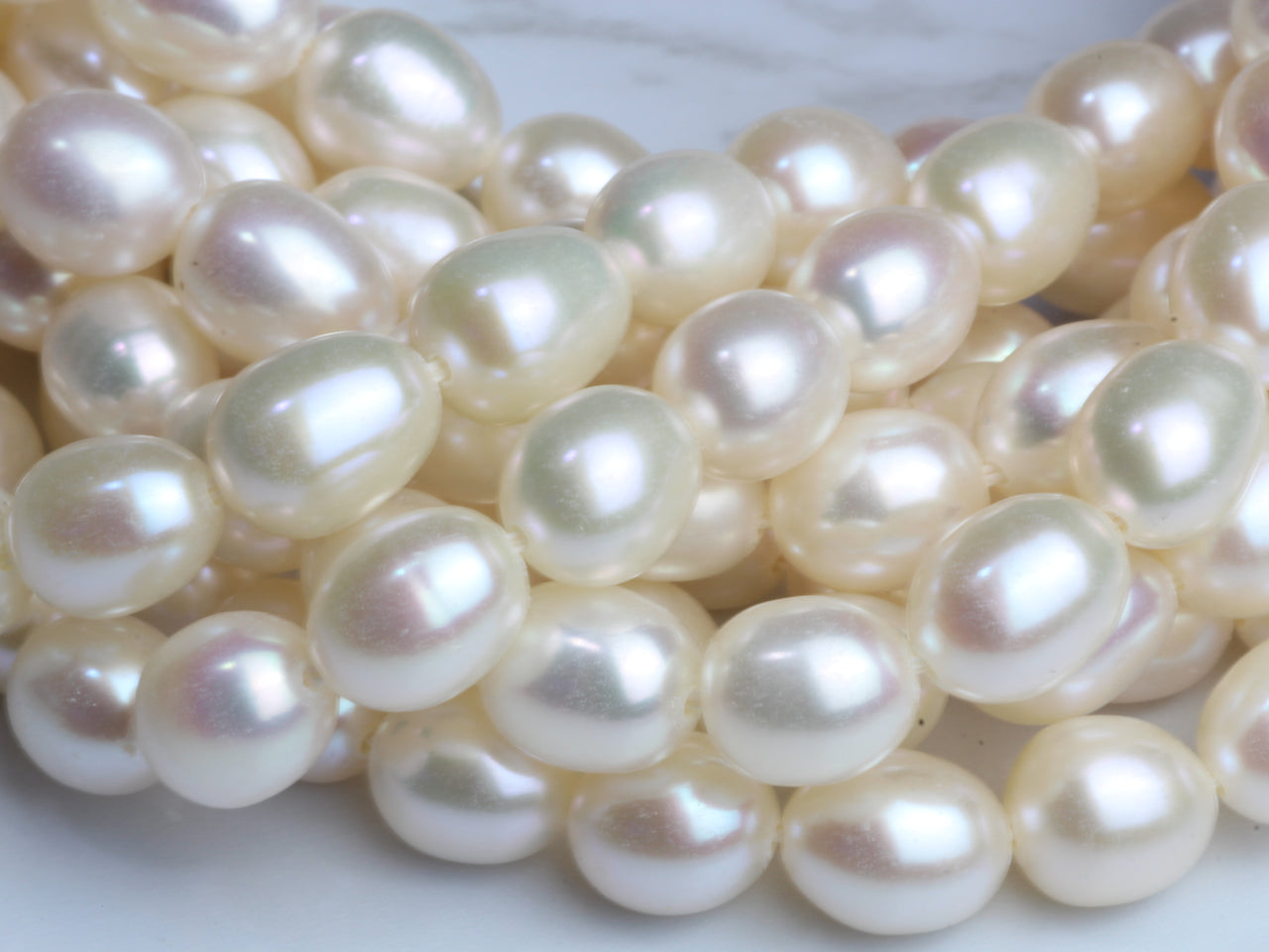 White Freshwater Pearl 6mm Rice