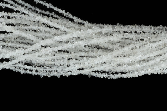 Clear Herkimer Diamond Quartz 3mm Freeform Chips