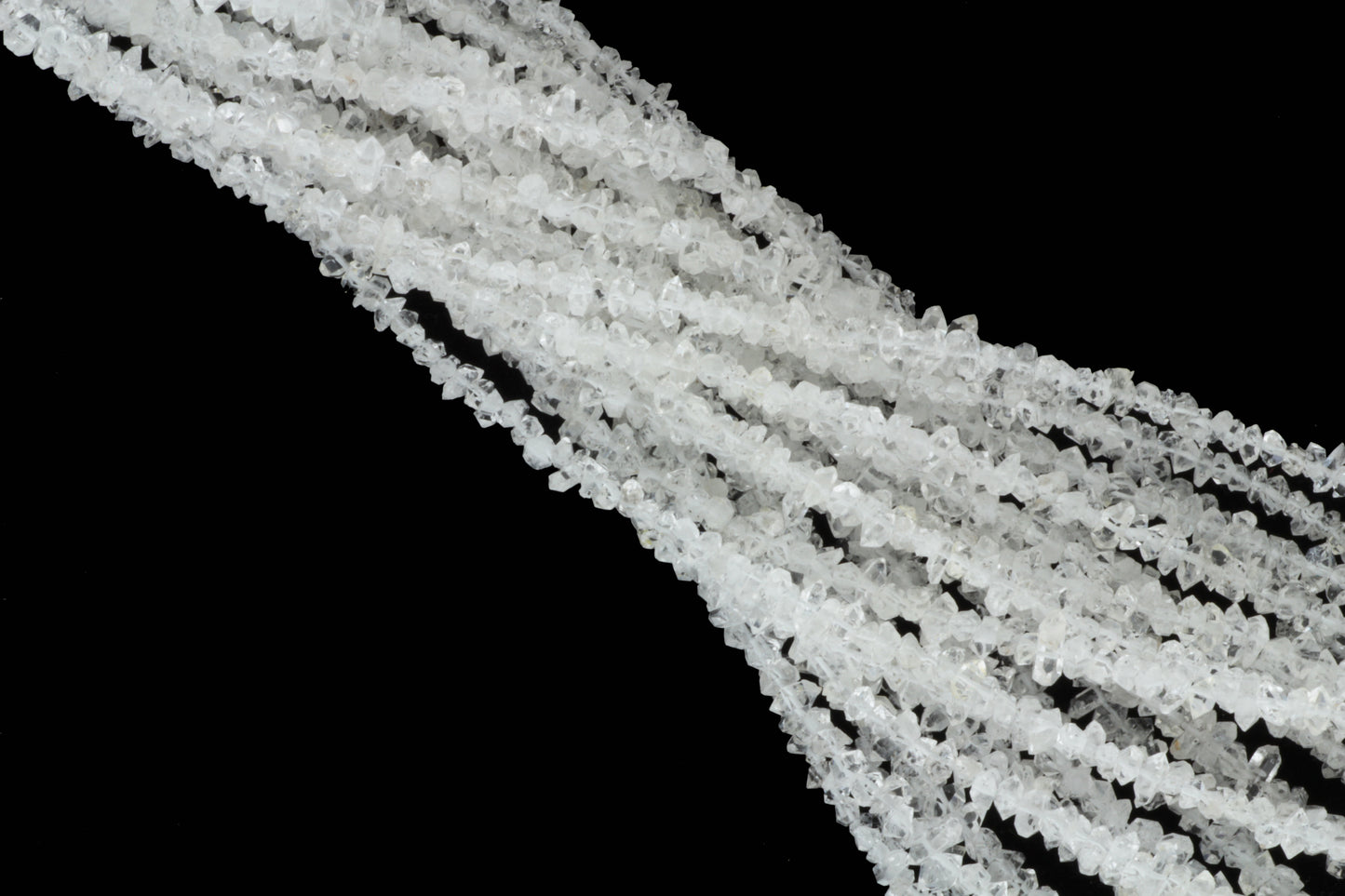 Clear Herkimer Diamond Quartz 3mm Freeform Chips