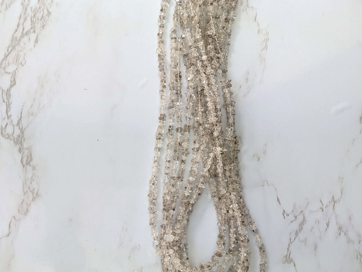 Herkimer Diamond Quartz 3mm Freeform Chips