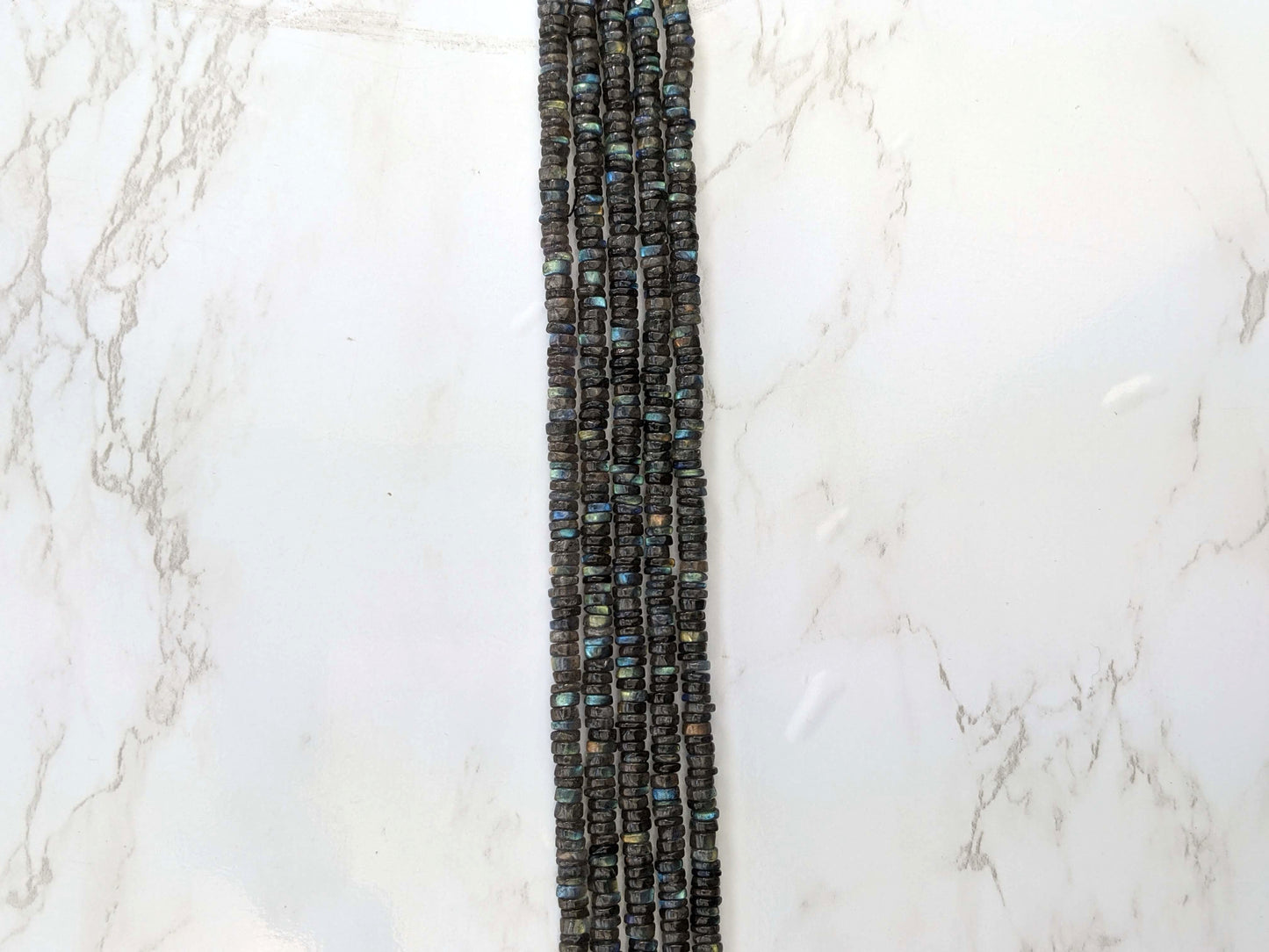 Blue Labradorite 5mm Smooth Tires
