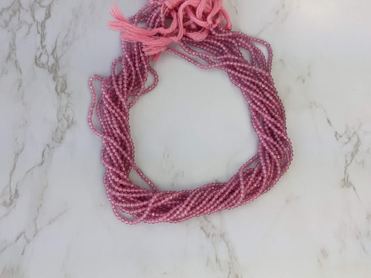 Pink Sapphire 2.5mm Faceted Rounds