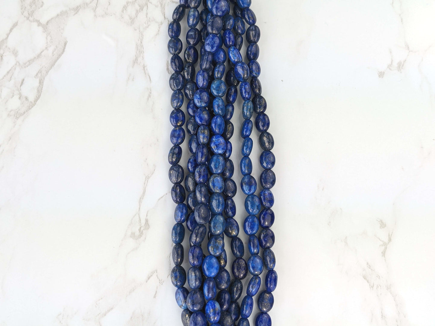 Royal Blue Lapis Lazuli 9x7mm Smooth Ovals