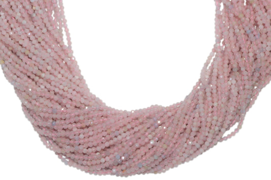 Morganite 2mm Faceted Rounds