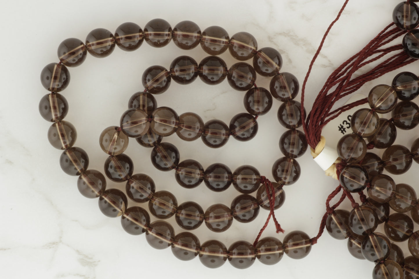 Brown Smoky Quartz 8mm Smooth Rounds