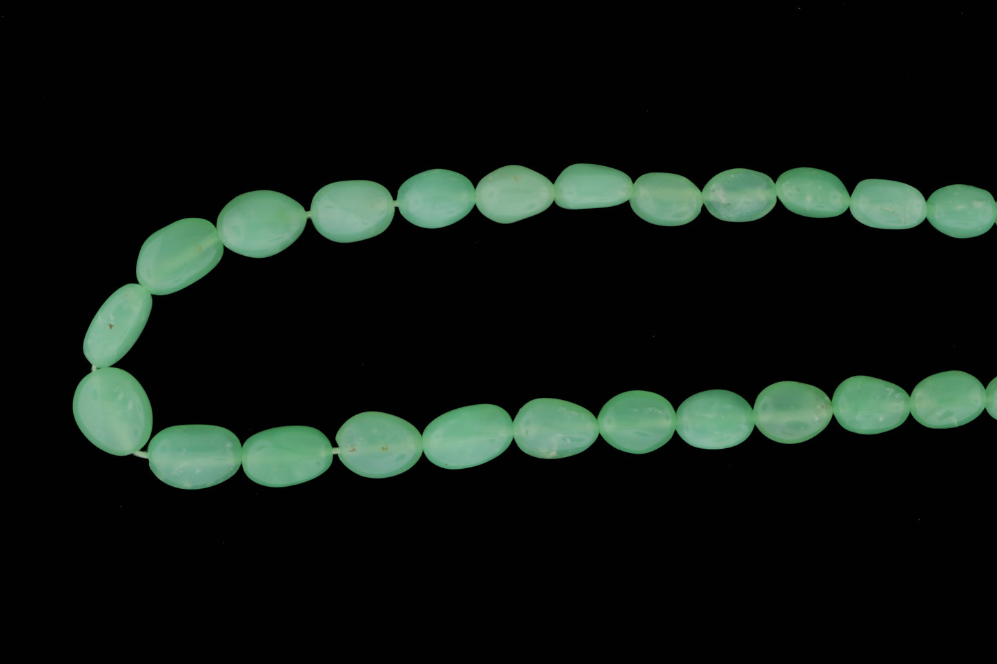 Light Green Chrysoprase 8x6mm Smooth Nuggets