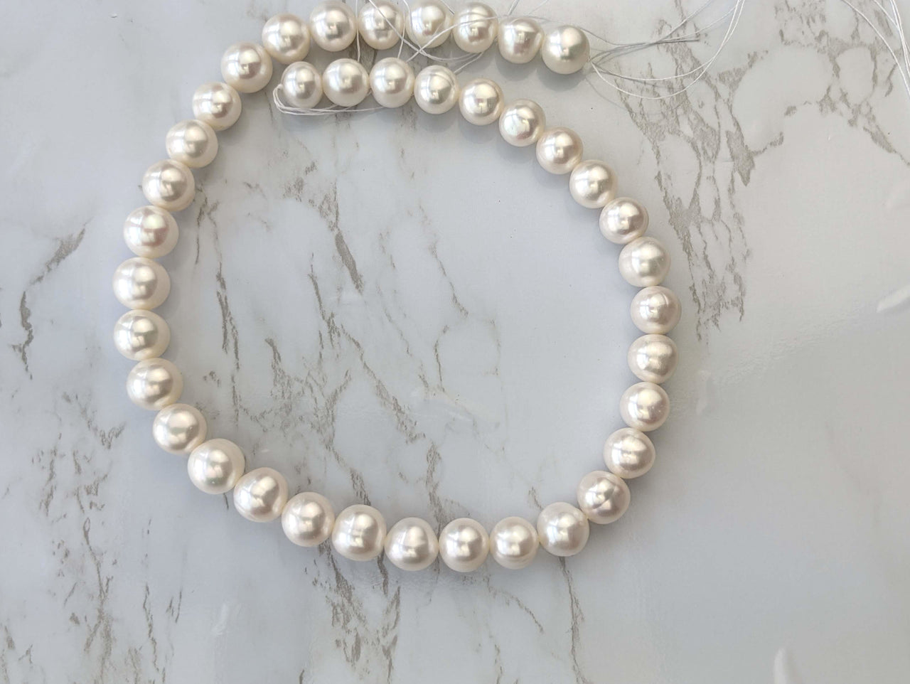 White Freshwater Pearl 11mm Baroque