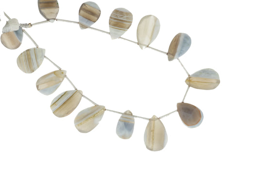 Owyhee Opal 16x11mm Faceted Pear Shaped Briolettes