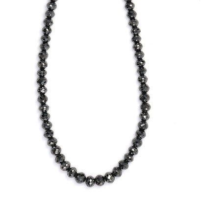Black Diamond 3.5mm Faceted Rondelles