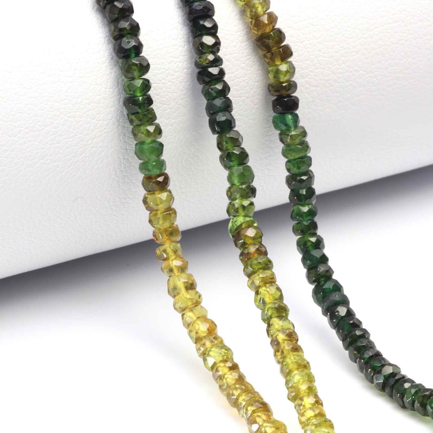 Petro Tourmaline 3.5mm Faceted Rondelles