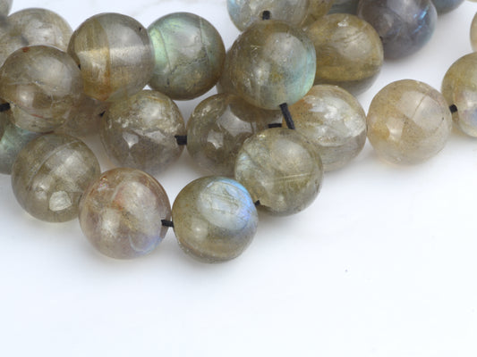 Blue Labradorite 10mm Smooth Rounds