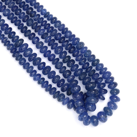 Cornflower Blue Sapphire 3.5mm Smooth Rondelles