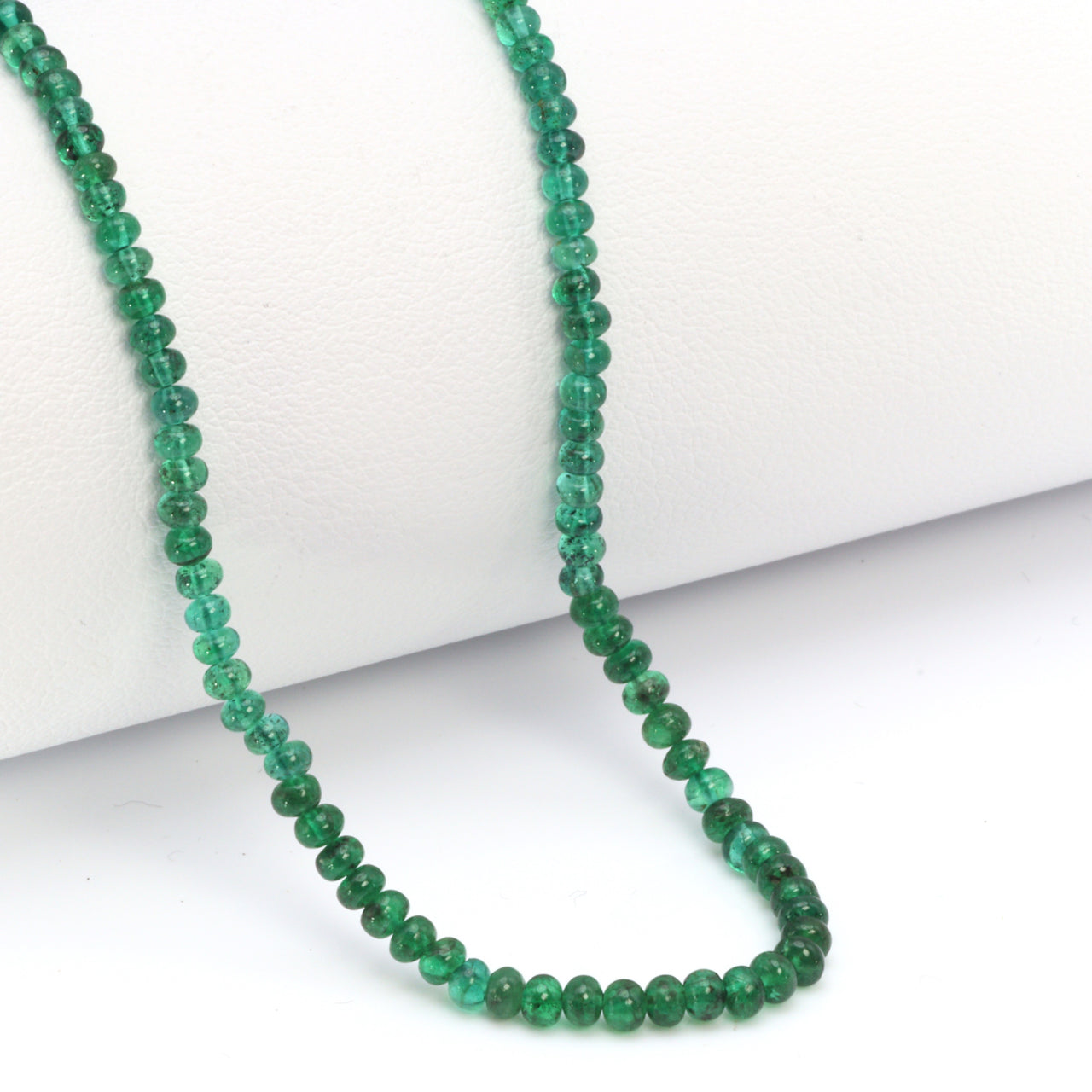 Green Emerald 2mm Smooth Rondelles