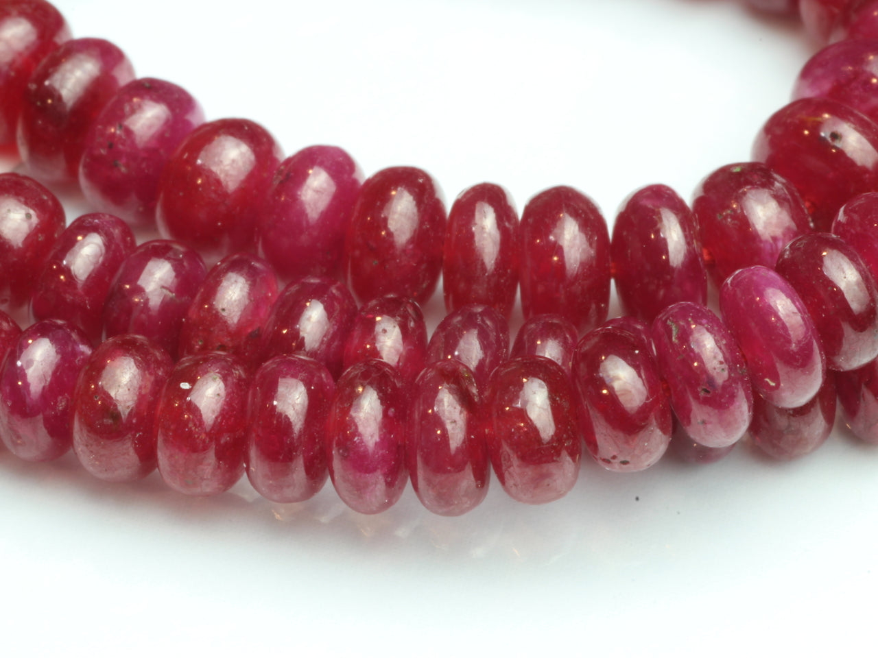Red Ruby 5mm Smooth Rondelles
