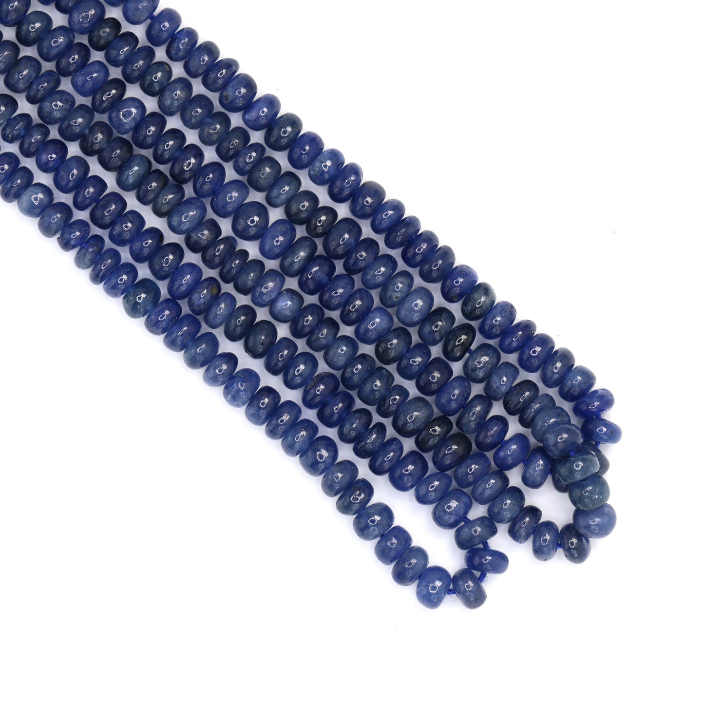 Cornflower Blue Sapphire 3mm Smooth Rondelles