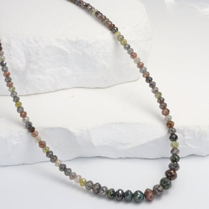 Multi Color Diamond 2.5mm Faceted Rondelles