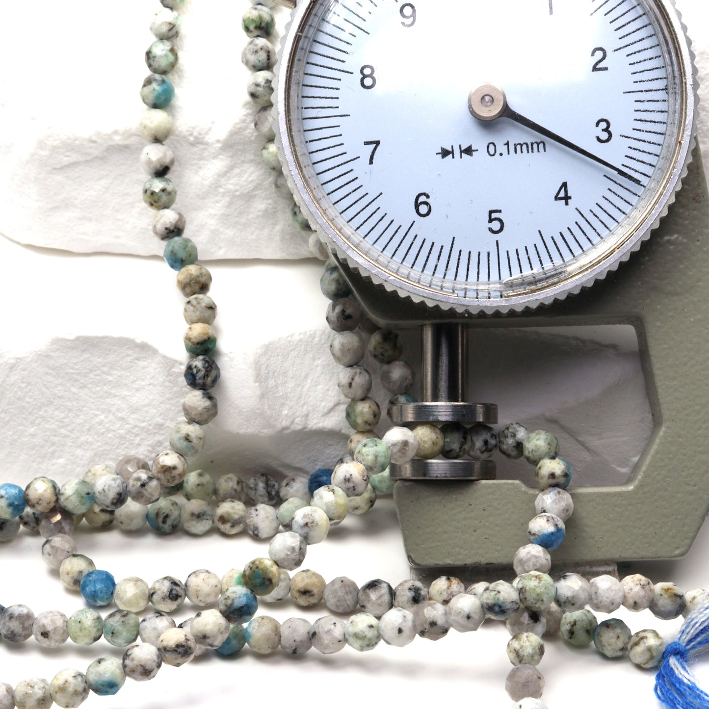 K2 Jasper 3.5mm Faceted Rounds