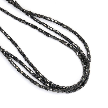 Black Diamond 2x2mm Faceted Tubes