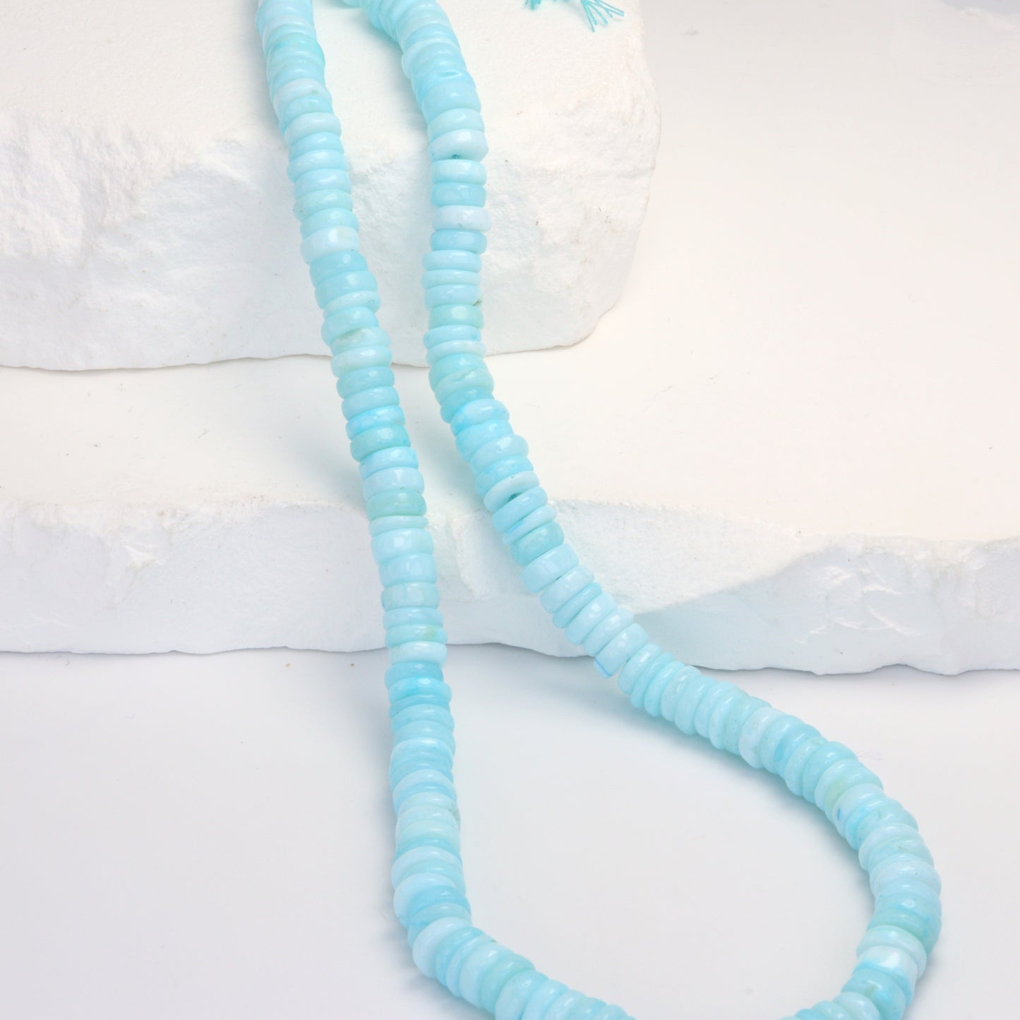 Blue Peruvian Opal 6mm Smooth Tires