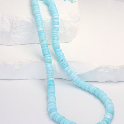 Blue Peruvian Opal 6mm Smooth Tires