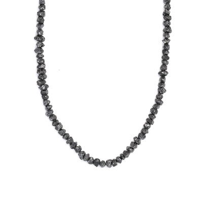 Black Diamond 3mm Hand Faceted Chips Bead Strand