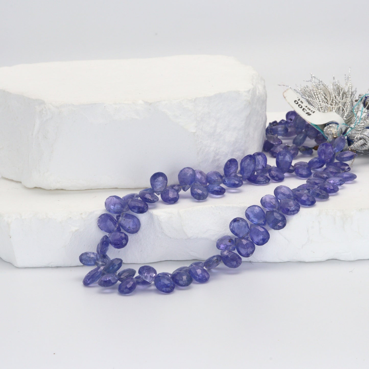 Blue Tanzanite 7x5mm Faceted Pear Shaped Briolettes