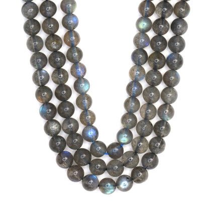 Blue Labradorite 6mm Smooth Rounds Bead Strand