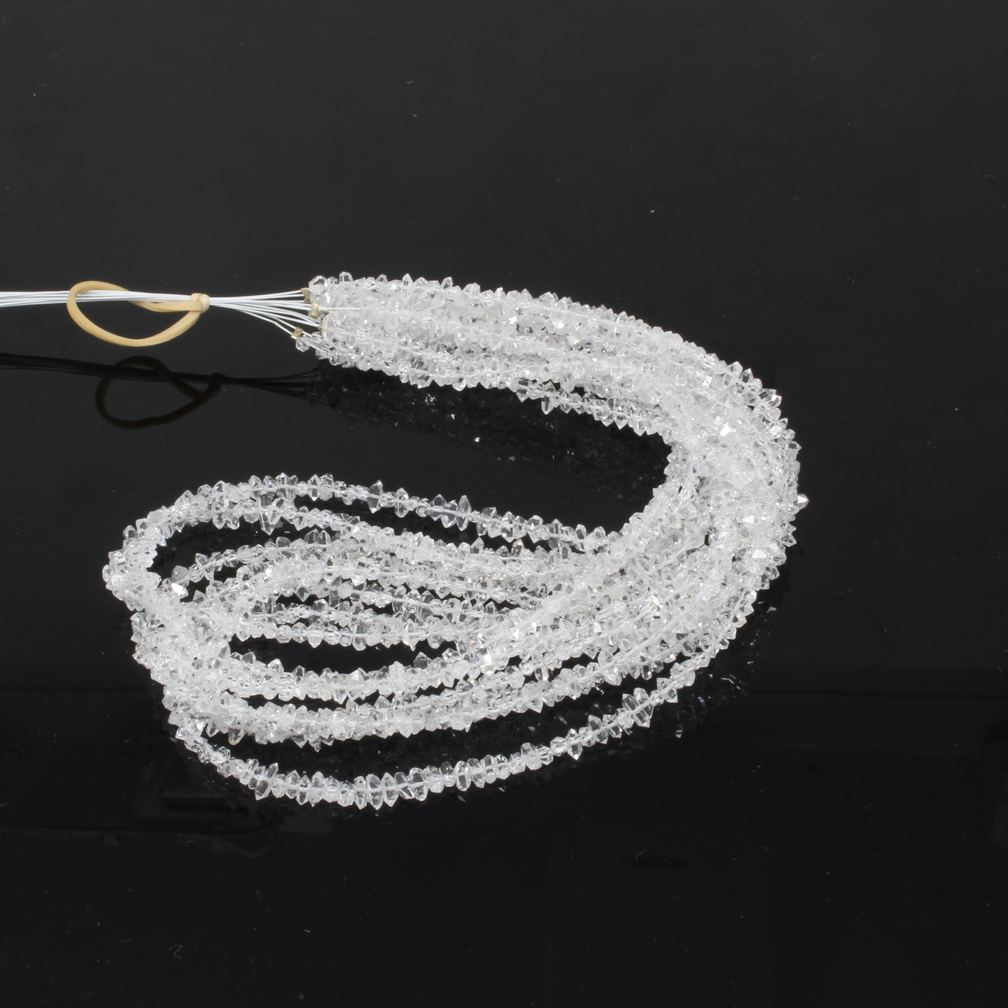 Clear Herkimer Diamond Quartz 3mm Freeform Chips
