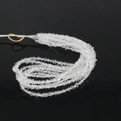 Clear Herkimer Diamond Quartz 3mm Freeform Chips